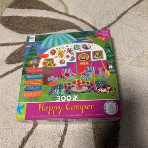 Ceaco Happy Camper 300 pc Jigsaw Puzzle w/ Poster